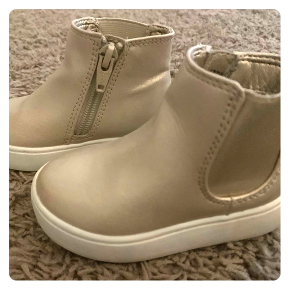 Cat & Jack Other - Cat & Jack Toddler Gold Booties